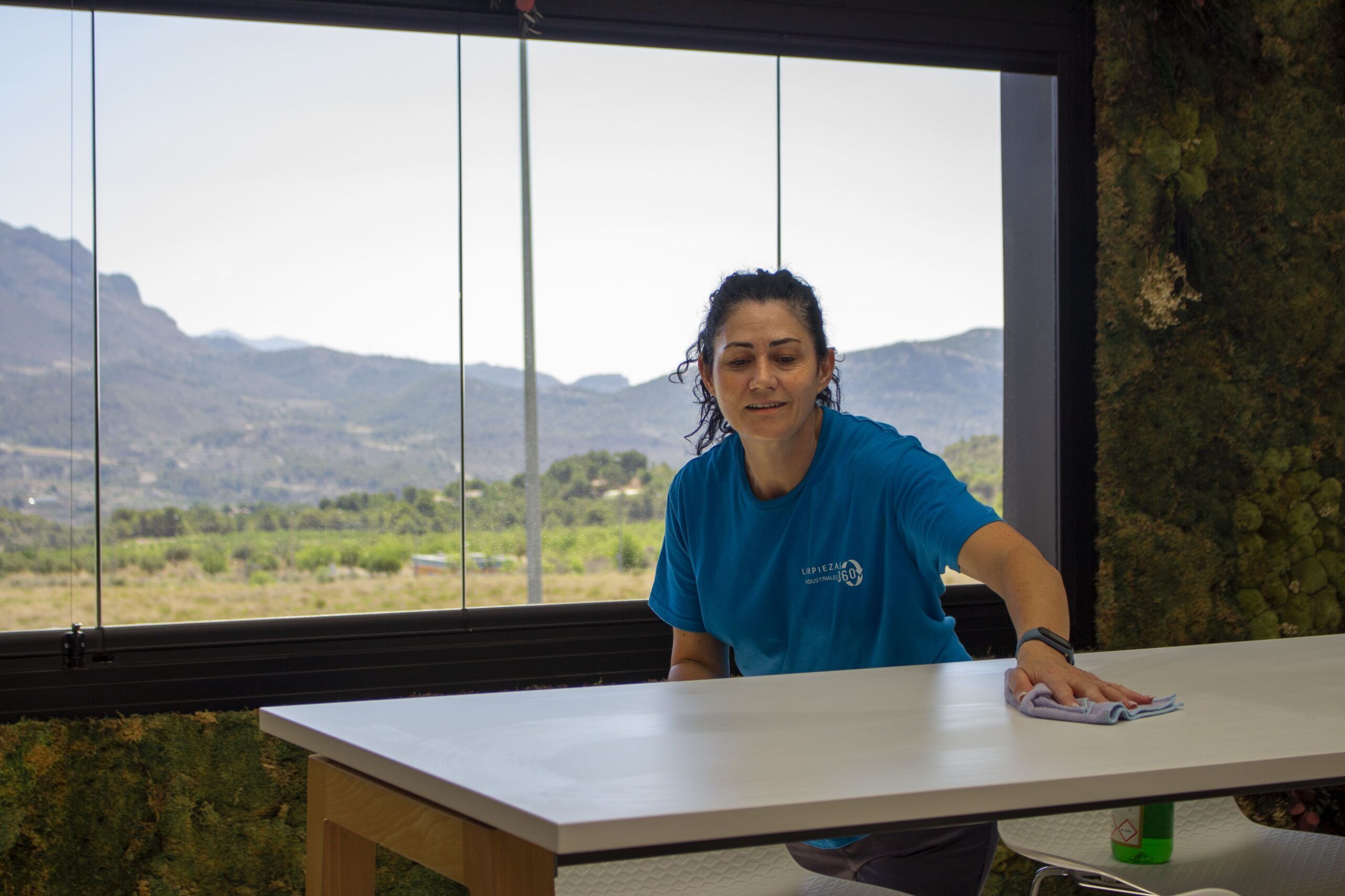 Limpieza industrial — trabajos en altura