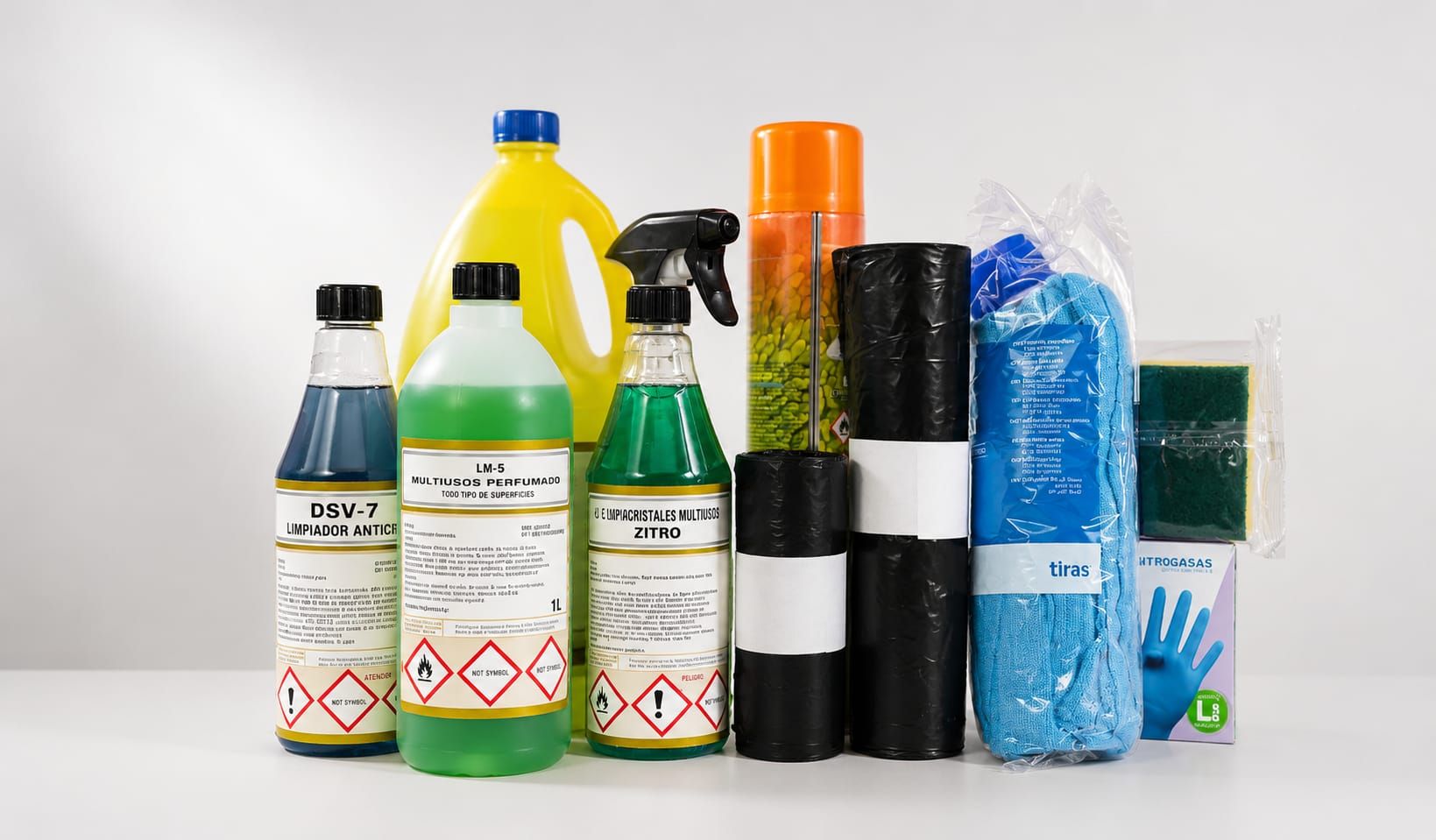 Productos de limpieza industrial — gama
